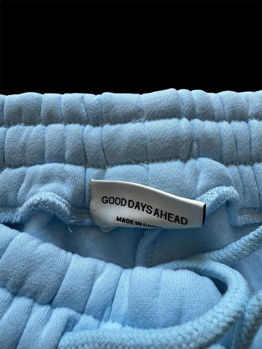 COMFRT Collection Baby Blue Pastel Edit Sweat Shorts Women’s Large NEW - Picture 7 of 8